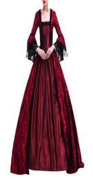 Casual Dresses Women Retro Party Princess Dress Victorian Medieval Cosplay Lace Elegant Long3255382