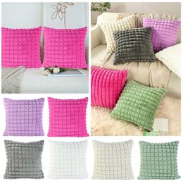 Pillow Stretchy Pillowcase Double Sided H Diamond Cheque Cover For Living Room Sofa/ Bed And Nap Pillows Couch