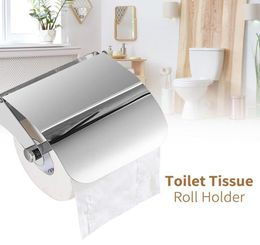 Toilet Paper Holders Bathroom Stainless Steel Holder Wall Mounted Roll Accessories 1pcs Accessory Mount6207523