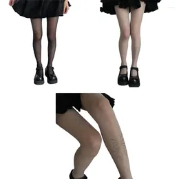 Women Socks Bowknot Sparkling Pantyhose Ultra-Thin Blingbling Sheer Tights