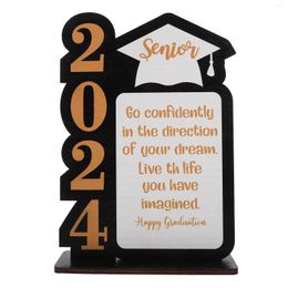 Frames Graduation Season Po Frame Ornament House Decorations For Home Picture Display Holder Table Sign DIY Gift Centrepiece Wooden