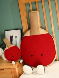 Soft and Interesting Plush Stuffed Dolls Simulating Table Tennis Bats Can Be Used As Personalised Gifts for Pillows and Cushions 240508