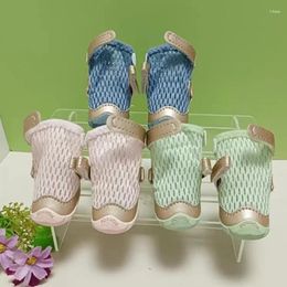 Dog Collars Spring Summer Pet Sandals Small Shoes Schnauzer Poodle Yorkshire Terrier Puppy Zapatos Para Perro Dogs Accessories