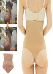 Women High Waist Butt Lifter Body Shaper Sexy Thong Underwear Waist Trainer and Tummy Hip Control Panties Bum Lifter Shapewear Y202351531