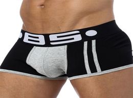 Bs Brand Sexy Men Mens Trunks Gay Penis Pouch Home Sleepwear High Quality Men039s Underwear Boxer Short Cuecas B70 C190421017935922