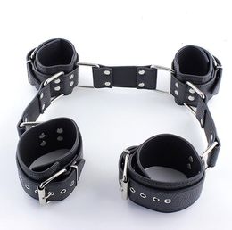 Quality leather Wrists and Ankles Puppy Cuffed Leather Hand cuffs and Leg cuffs Bondage5799057