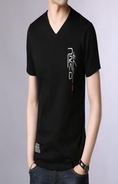 Men039s TShirts Luxury Pure Color Tops Designer Vneck Tshirts For Men Tshirt Logo Korean Men39s Clothing Short Sleeve Top9302030