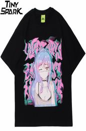 Men Hip Hop Streetwear T Shirt Sexy Anime Girl Illusion Print Tshirt Summer Short Sleeve TShirt Harajuku Cotton Loose Tops Tees 27793595