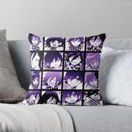 Pillow Kokichi Manga Collection (Colored) Throw Marble Cover Case Christmas Luxury Child