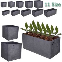 Planters Pots Felt plant strong growth bag non-woven fabric garden plant and flower decoration container durable growth bag breathable containerQ240517