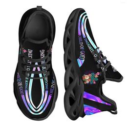 Casual Shoes INSTANTARTS Faith And Love Pattern Running Sneakers Wear Resistant Platform Sports Tennis Lightweight Walking Zapatos 2024