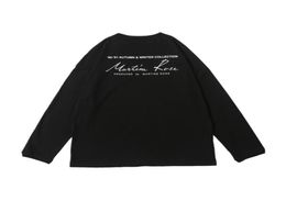 Martin Rose Turtleneck Women Men Basic Printed Long Sleeve T shirts tees Hiphop Streetwear Men Casual Cotton T shirt 2011172207402