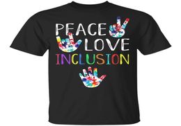 Men039S Peace Love Inclusion Sped Squad Special Ed Teacher TShirt Size M3Xl Tops Tee Shirt3453977