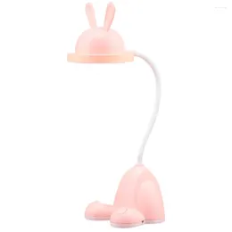 Table Lamps LED Lamp Kids Desk Night Light Studying Bedroom Decor Baby Bed Restaurant Living Room Cute Gift Pink