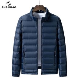 Men039s Down Parkas 5xl 6xl 7xl 8xl Plus size Giacca leggera marca autunnowinter marchio giovanile casual collare pazzo di anatra bianca 3471306