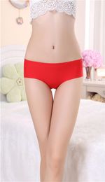 Seamless Panties comfortable Elastic Ice silk Breathable Briefs Women Underwear Sexy Lingerie Women Clothes Gift will and sandy5165323