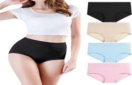 Women039s Panties Underwear High Waisted Cotton Ladies Soft Full Briefs Panties Multi pack3443102