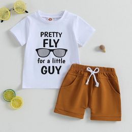 Clothing Sets 0-3 Years Summer Baby Boys Clothes Infant Born Short Sleeve T-shirt Tops Pants Babe Toddler Outfits