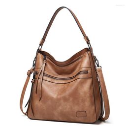 Shoulder Bags 2024 Autumn And Winter Female Bag Handbag Fashion One-shoulder Messenger Retro Wild Multi-zipper Tassel