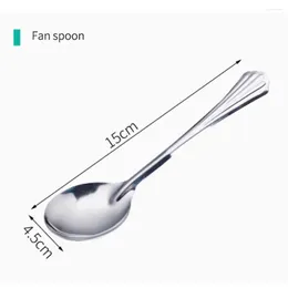 Spoons Stainless Steel Coffee Spoon Mini Teaspoons Dessert Ice Cream Soup Sugar Cutlery Set Kitchen Accessories