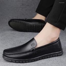 Casual Shoes Leather Men Soft Comfortable Driving Moccasins Mens Loafers Fashion Business Formal Dress