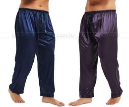 Mens Silk Satin Pajamas Pyjamas Pants Lounge Pants Sleep Bottoms S M L XL 2XL 3XL 4XL Plus CX2006228689455