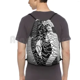 Backpack Ian Curtis Out Of Hand #1 Drawstring Bag Riding Climbing Gym Joy Division Legend Bands Band Music