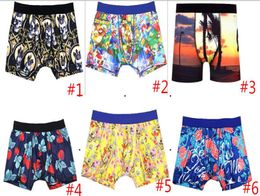 SXL top New color carton animal print mens boxer sexy funny men underwear underpants for men 20 models 3pcs a lot6664059