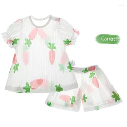 Clothing Sets Summer Cotton Baby Girl Outfit Set Pyjamas Tee Culottes Cute Fashion Clothes Born Infant Pja Toddler