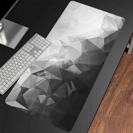 Mouse Pads Wrist Rests Black And White Gaming Mousepads Desk Rug Gamer Mousepad Large Mouse Mat Desk Pads Keyboard Mats Design Mouse Pad J240518