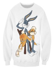 Newest Fashion Women/Men Bugs Bunny Looney Tunes Funny 3D Printed Casual Sweatshirts Hoody Tops S---XL B49989777