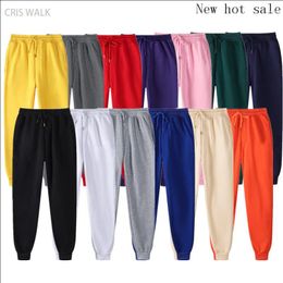 Men's Pants Autumn And Winter Women's Fashion Casual Sports Sweatpants Plus Fleece Thickened Warm
