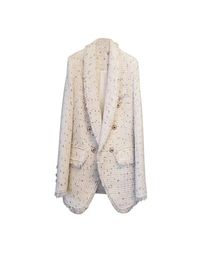 Tweed Fransenanzug Kurzjacke Spring und Herbst 2021 Neues Design Sinn für kleine Duftstil Anzug Mode Frauen 6461492