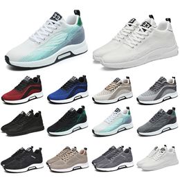 Style16 GAI Men Running Shoes Designer Sneaker Fashion Black Khaki Grey White Red Blue Sand Man Breathable Outdoor Trainers Sports Sneakers 40-45