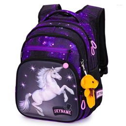 School Bags Cartoon Backpacks For Girl Waterproof Orthopedic Primary 1-4 Grade Children 2024 Brand Mochila Satchel