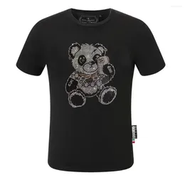 Men's T Shirts PL T-shirts Drill Ullover For Design PP Mens Punk Brand Men Street Fashion