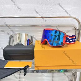 Luksusowe projektantki gogle narciarskie Louiseviution okulary przeciwsłoneczne dla mężczyzn kobiety Okulary przeciwsłoneczne Wysokiej jakości Goggle Uv400 Słynna marka modowa z oryginalną skrzynką 106