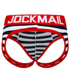 2pcs Sexy Men Underwear Thong Jockstrap Briefs Backless Cotton Jock Strap Homme Slip Erotic String Homens Cueca Gay Penis Pouch 227794371