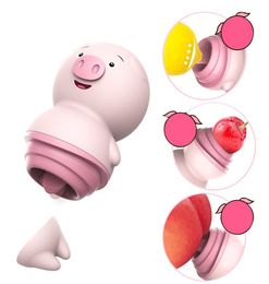 Sex Toys for Woman Cute Pig Tongue Licking Vibrator Nipple Massager 6 Modes Clitoris Stimulator Female Masturbator3292893