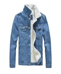 Men Denim Jacket With Fur Women Autumn Winter Denim Jacket Warm Upset Vintage Long Sleeve Loose Jeans Coat Outwear 98730374
