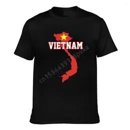 Men's T Shirts Vietnam Flag Vietnamese Country Map IT'S IN MY DNA Men Women T-shirt Boys Tees Shirt Hip Hop Tshirts XS-5XL Cotton