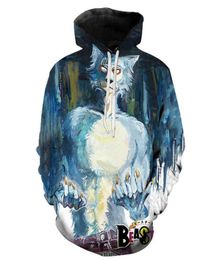 Anime Beastars 3D Print Hoodies Men Women Casual Fashion Hooded Sweatshirt Hip Hop Pullover Hoodie Wolf Rabbit Tops Coat Clothes Y9150001