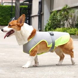 Dog Apparel Clothes Summer Pet Vests Anti-UV Cool Small Medium Dogs Heat Heatstroke Cooling Breathable Sun Protection Clothing