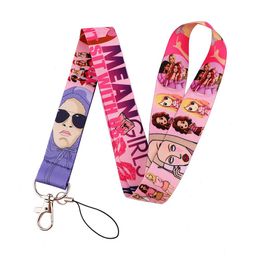 mean girl books Keychain ID Credit Card Cover Pass Mobile Phone Charm Neck Straps Badge Holder Keyring Accessories