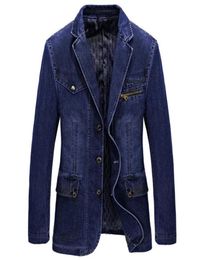 European and American Men 039s Denim Jacket XXXXL High Quality Designer Brand Spring Mens Jeans Jacket and Coat Plus Size 4XL C8914058