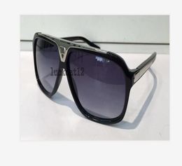 New Fashion Mens Womens Sunglasses Retro Vintage Shiny Gold Frame Travel Black Glasses Eyewear With Case9729730