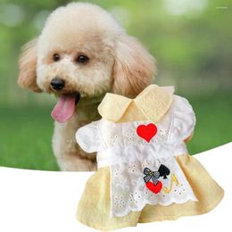 Dog Apparel Stylish Kitten Dress Cosplay Summer Two-legged Clothes Doll Collar Decorating Pet For Walk