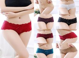 Lace Women Designer Underwear Brand New Low Waist Buttock Temptation Water Soluble Jacquard Seamless Underwear Briefs Breathable P9724425