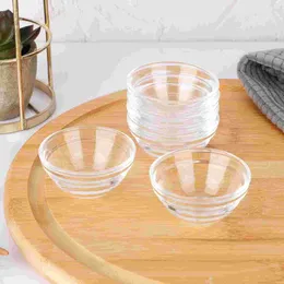 Dinnerware Sets Glass Pudding Bowls Jelly Cups Small Clear Dessert Containers Kitchen Mini Prep Water Chestnut