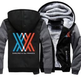 New Japan Anime Hooded DARLING in the FRANXX Cosplay Hoodie Winter Warm Unisex Hoodies Sweatshirts Hoody Coat8828264